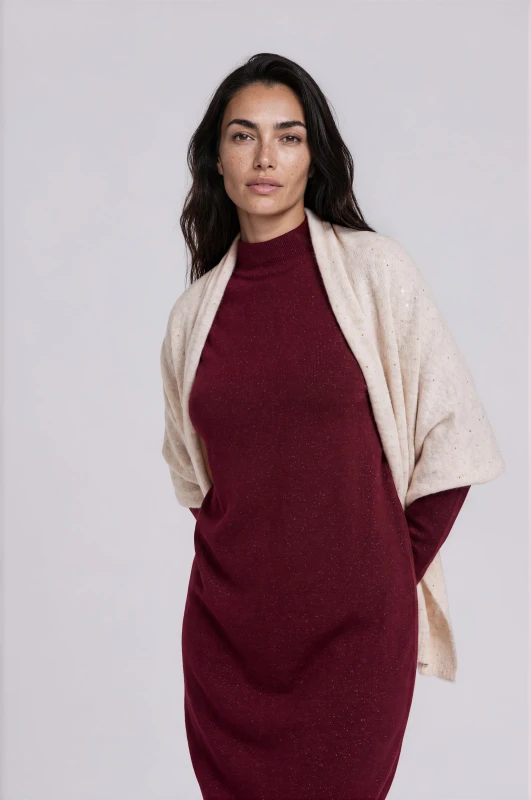 Pashmine With Subtle Sequins