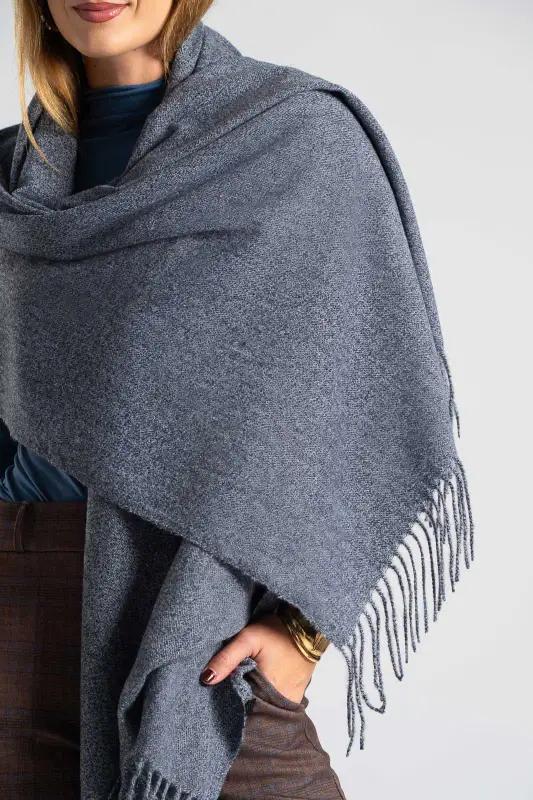 Pashmina Melange Fringes