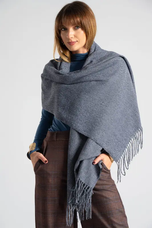 Pashmina Melange Fringes