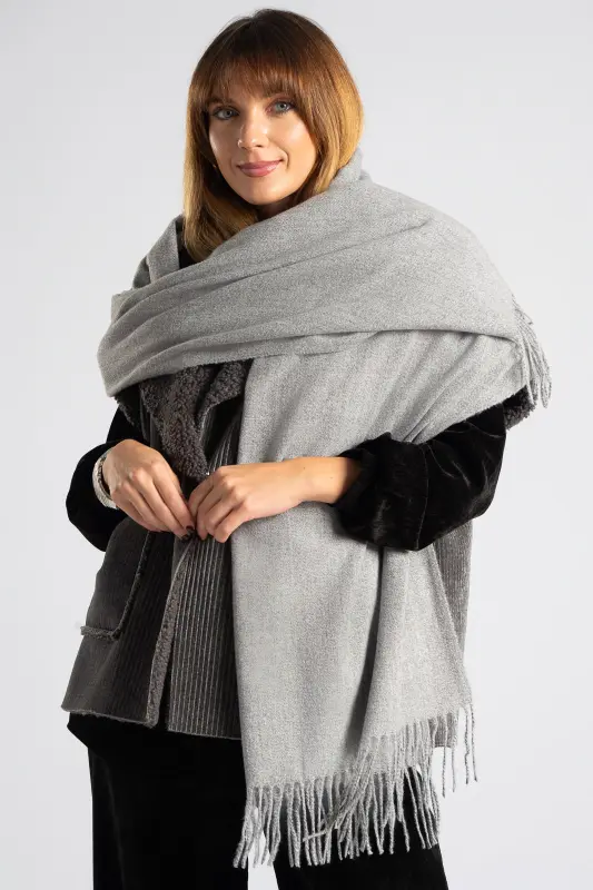 Pashmina Melange Fringes