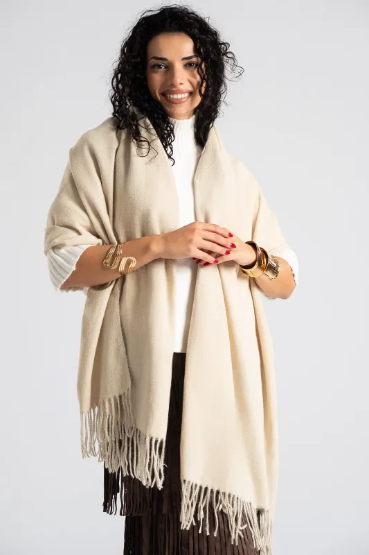 Pashmina Melange Fringes