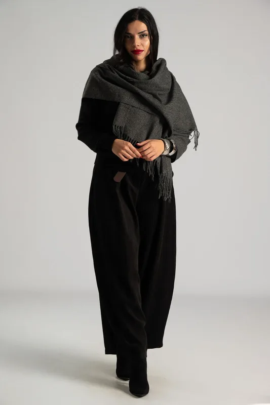 Pashmina Melange Fringes