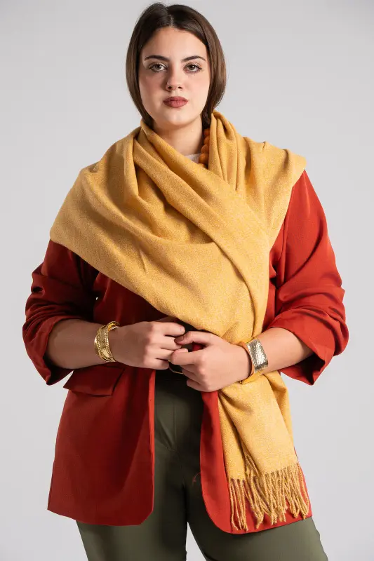 Pashmina Melange Fringes