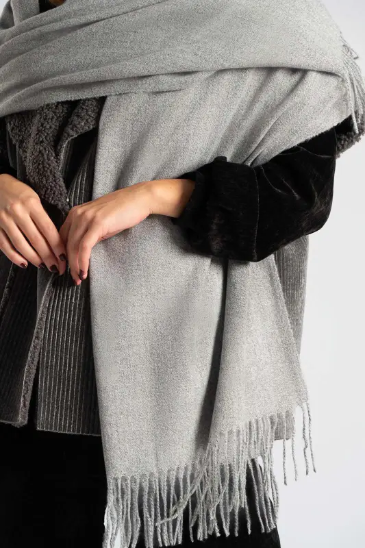 Pashmina Melange Fringes