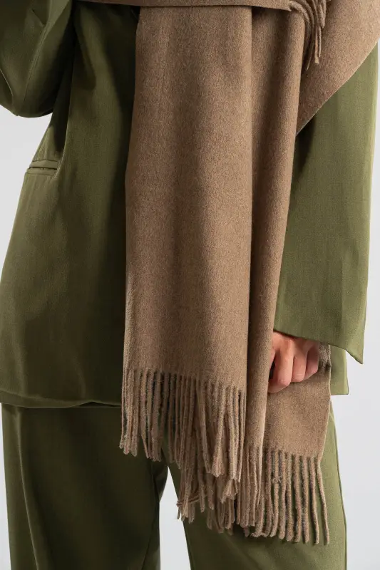 Pashmina Solid Color Fringe