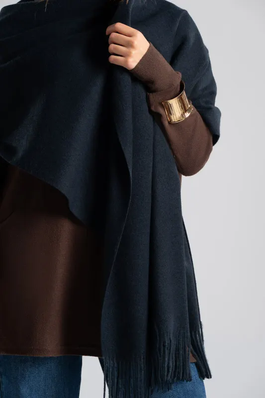 Pashmina Solid Color Fringe