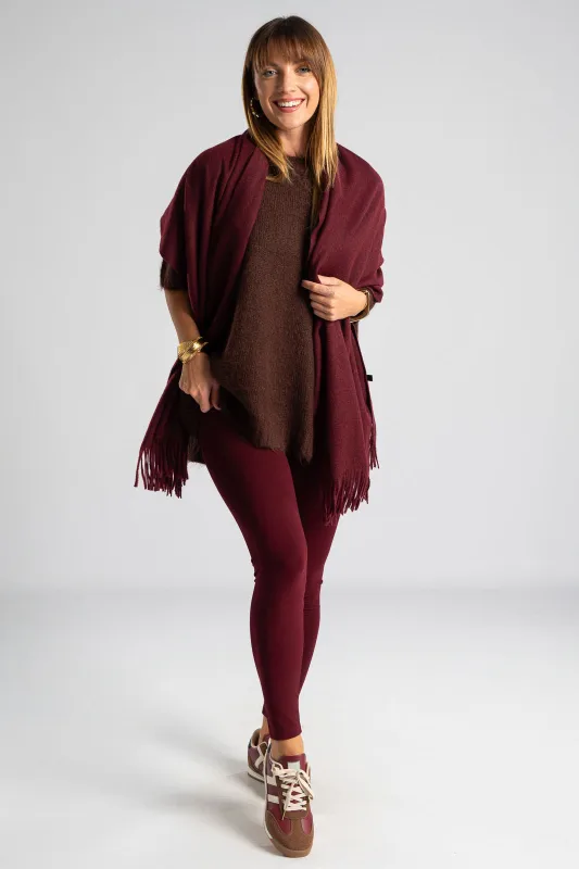 Pashmina Solid Color Fringe