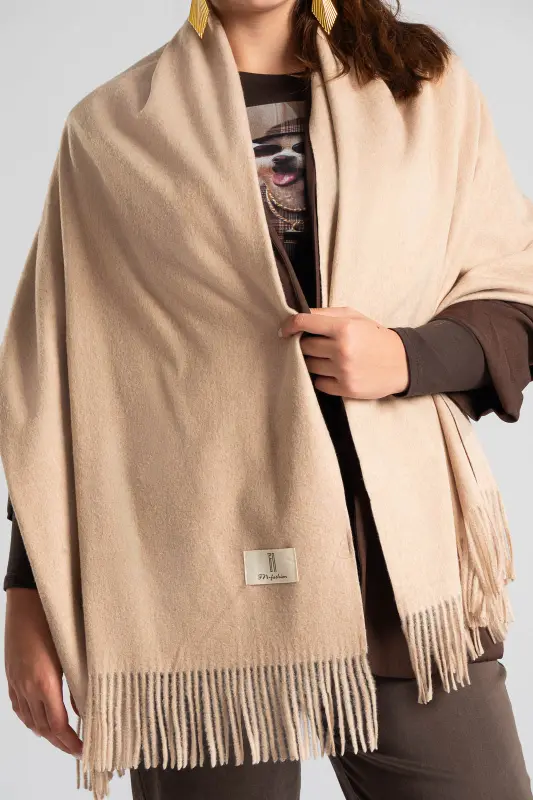 Pashmina Solid Color Fringe