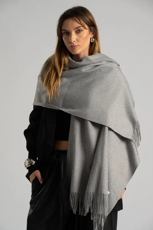 Pashmina Solid Color Fringe