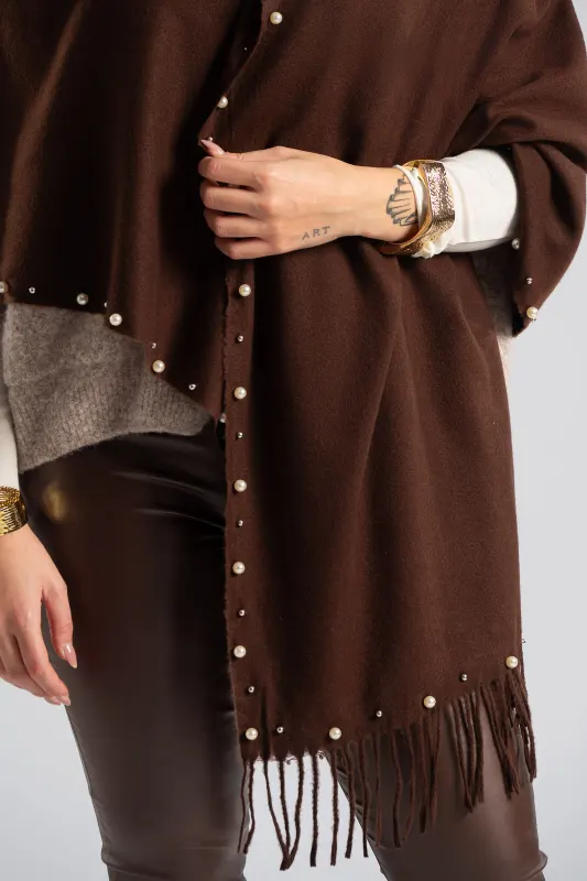 Pashmina Solid Color Pearl