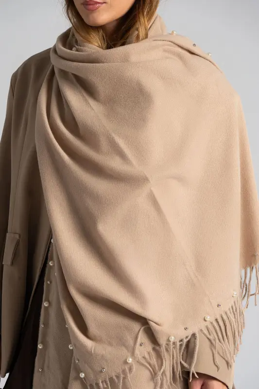 Pashmina Solid Color Pearl