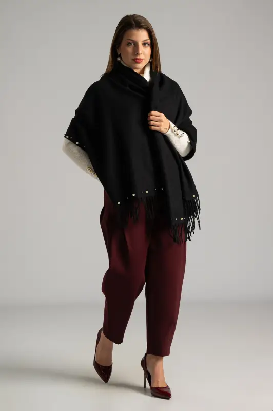 Πασμίνα Μονόχρωμη Πέρλα