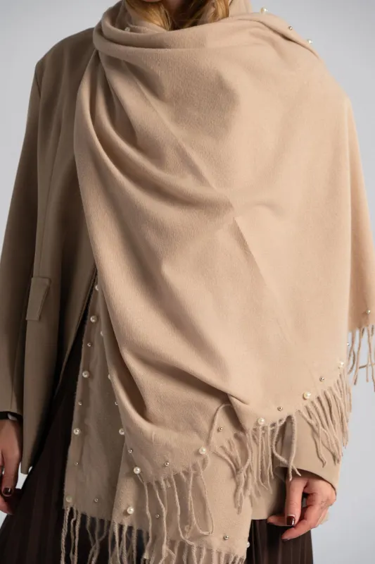 Pashmina Solid Color Pearl