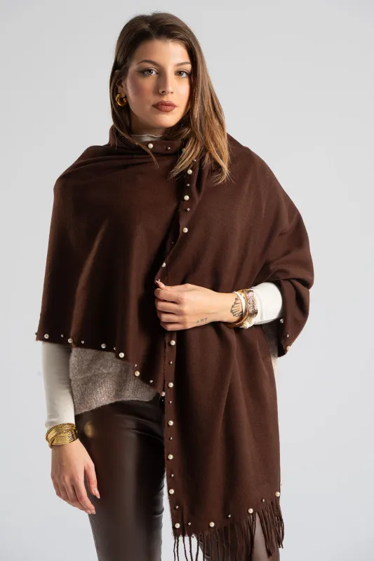 Pashmina Solid Color Pearl