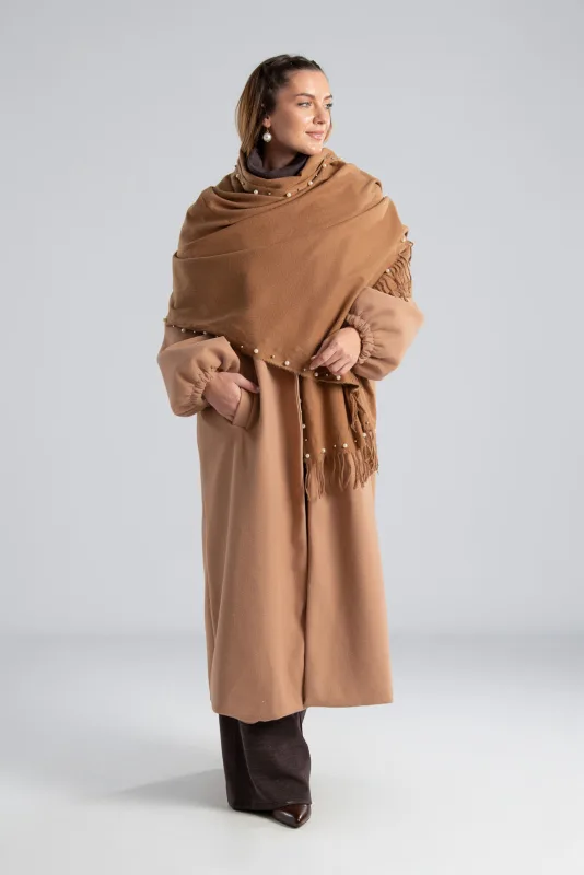 Pashmina Solid Color Pearl