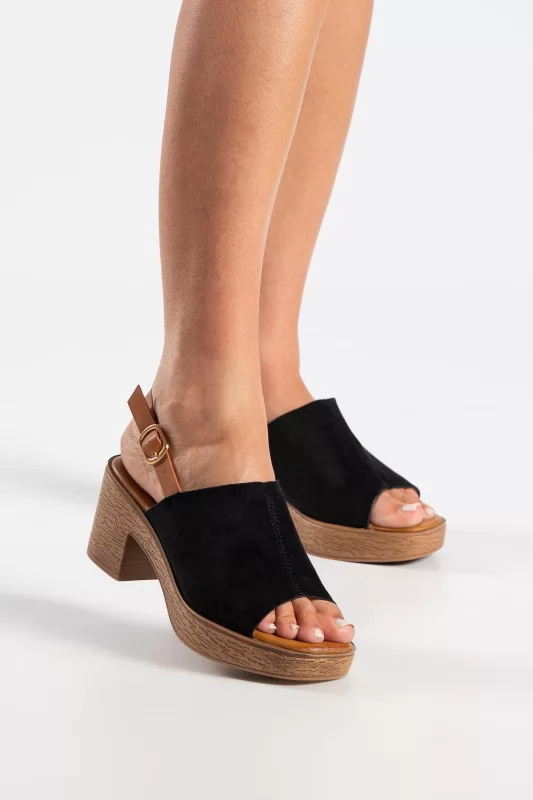 Suede Sandals