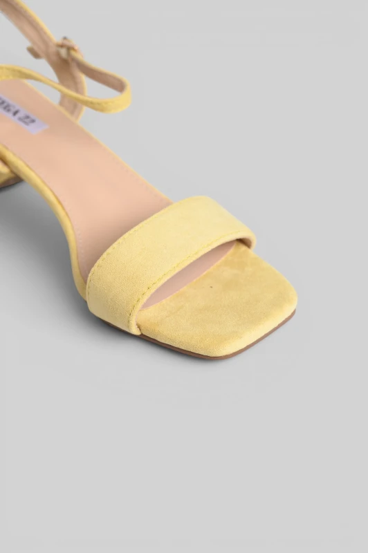 Sandals Suede Low-Heeled 
