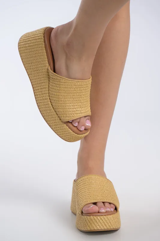 Πλατφόρμες Slides Ψάθινη Υφή