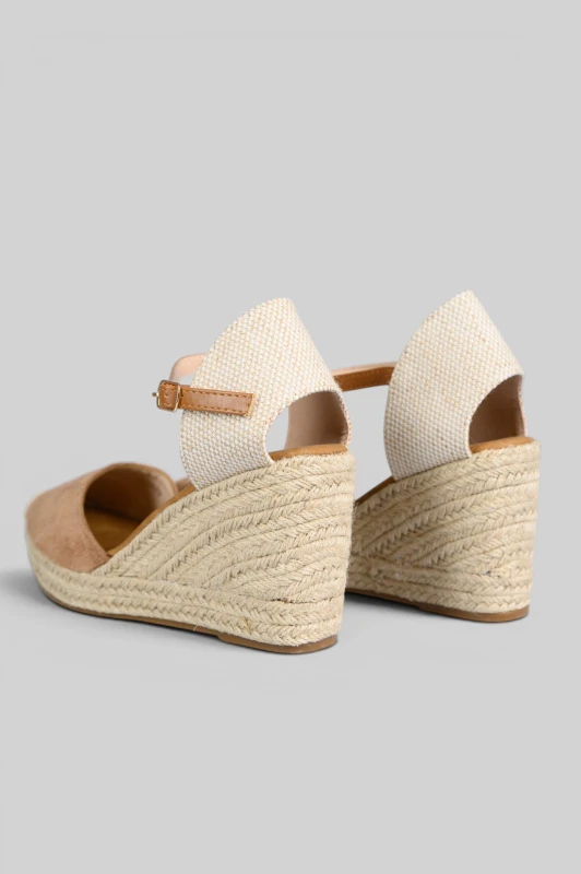 Πλατφόρμες Suede Espadrilles Wedge Τακούνι