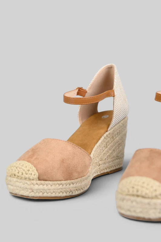 Πλατφόρμες Suede Espadrilles Wedge Τακούνι