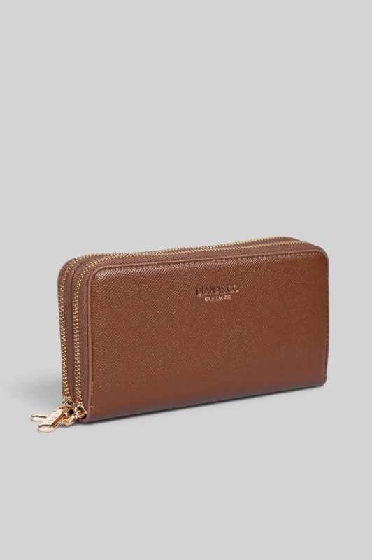 Πορτοφόλι Δερματίνη με Διπλό Φερμουάρ