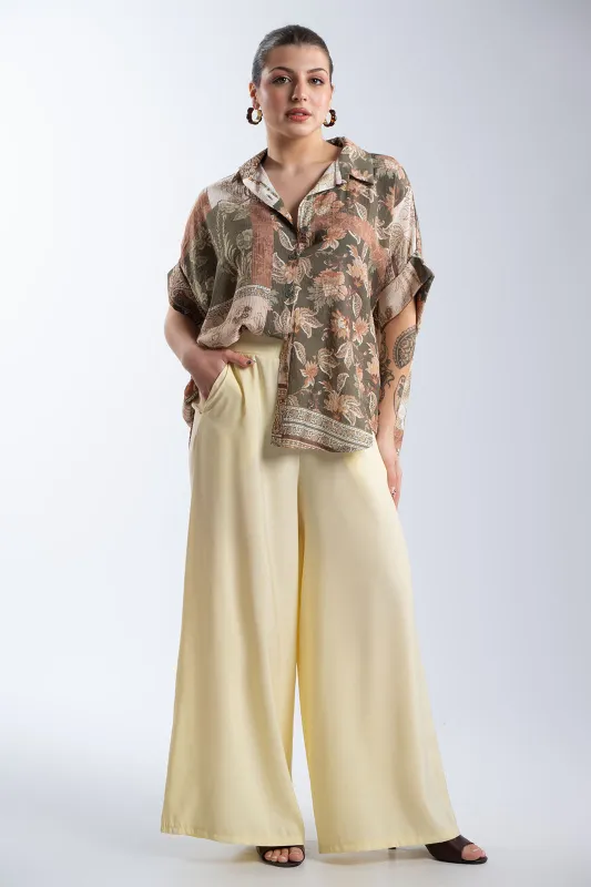 Πουκαμίσα Εμπριμέ Oversized