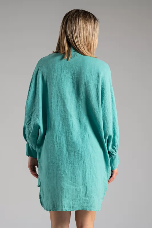 Shirt Linen Seafoam Green