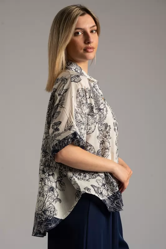 Shirt Cotton Butterfly