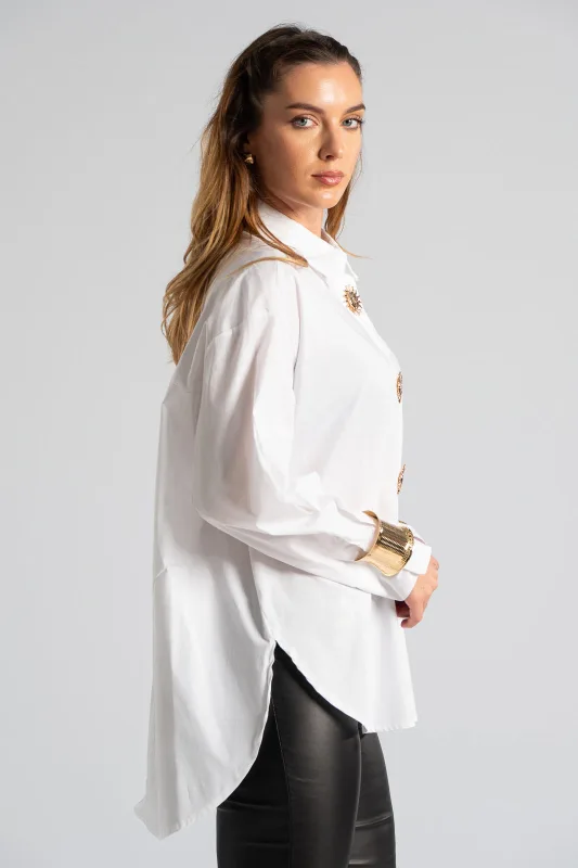 Πουκαμίσα Βαμβακερή Καρφίτσα Ήλιος