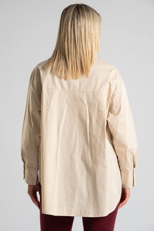 Cotton Shirt Rhinstones