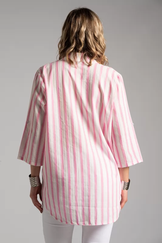 Shirt Cotton Tunic Mao