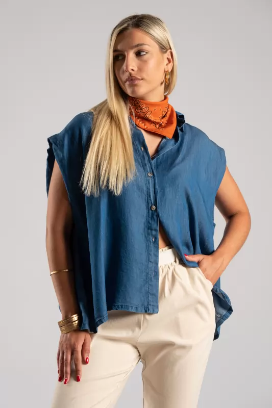 Shirt Sleeveless Opening