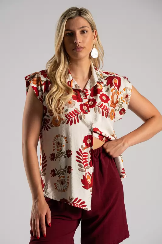 Shirt Sleeveless Camellia 