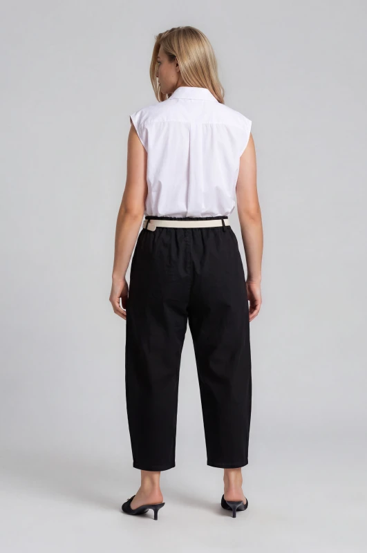 Shirt Sleeveless Decorative Details 