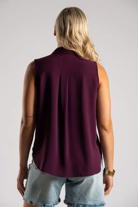 Shirt Sleeveless Placket