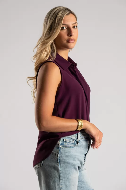 Shirt Sleeveless Placket