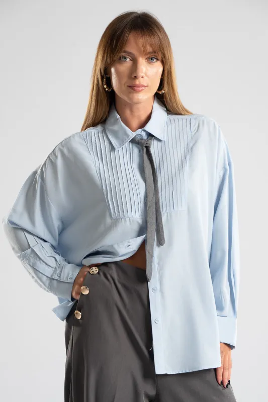 Shirt Embossed Detail Tie