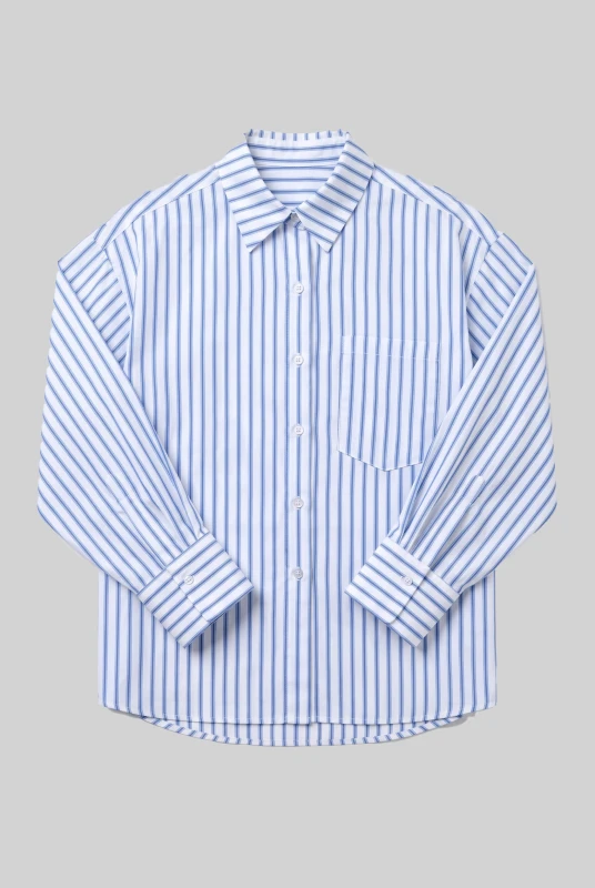 Shirt Asymmetrical Striped 