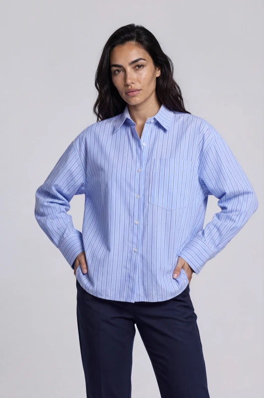 Shirt Asymmetrical Striped 