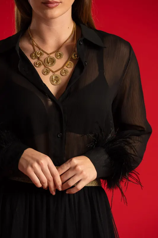 Πουκάμισο C-throu Boa Μανίκια