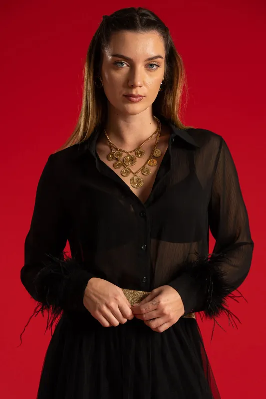 Πουκάμισο C-throu Boa Μανίκια