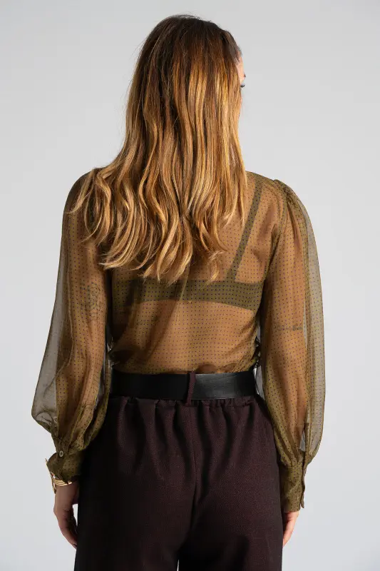 C-throu Ruffle Shirt 