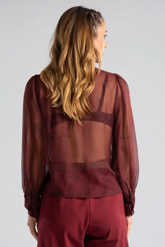 C-throu Ruffle Shirt 