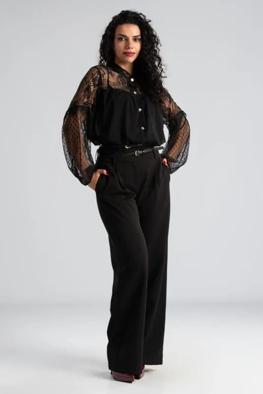 Πουκάμισο Δαντέλα Πουά