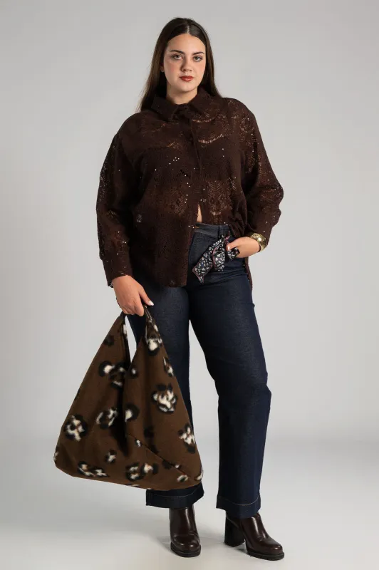 Perforated Shirt Sequin