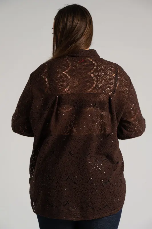 Perforated Shirt Sequin