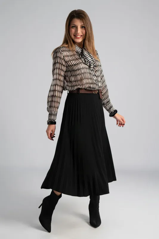 Shirt Embroidered Scarf