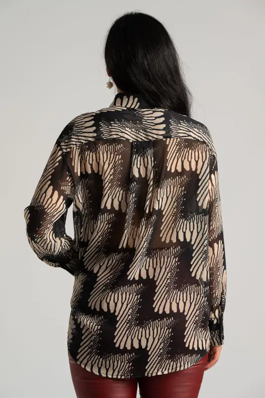 Shirt Embroidered Violaceae 