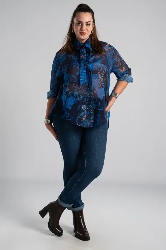 Shirt Tie Gold-threaded Lahore