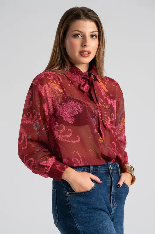 Shirt Tie Gold-threaded Lahore